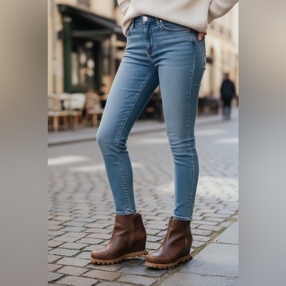 Sorel Joan Of Arctic Waterproof Wedge IIl Booties In Brown Size 9 - Picture 8 of 16